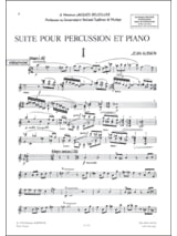 Suite - Jean Aubain - Partition - Multi Percussions